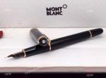 Mont Blanc Fountain Pen Replica w/ Diamond Cap Gold Clip